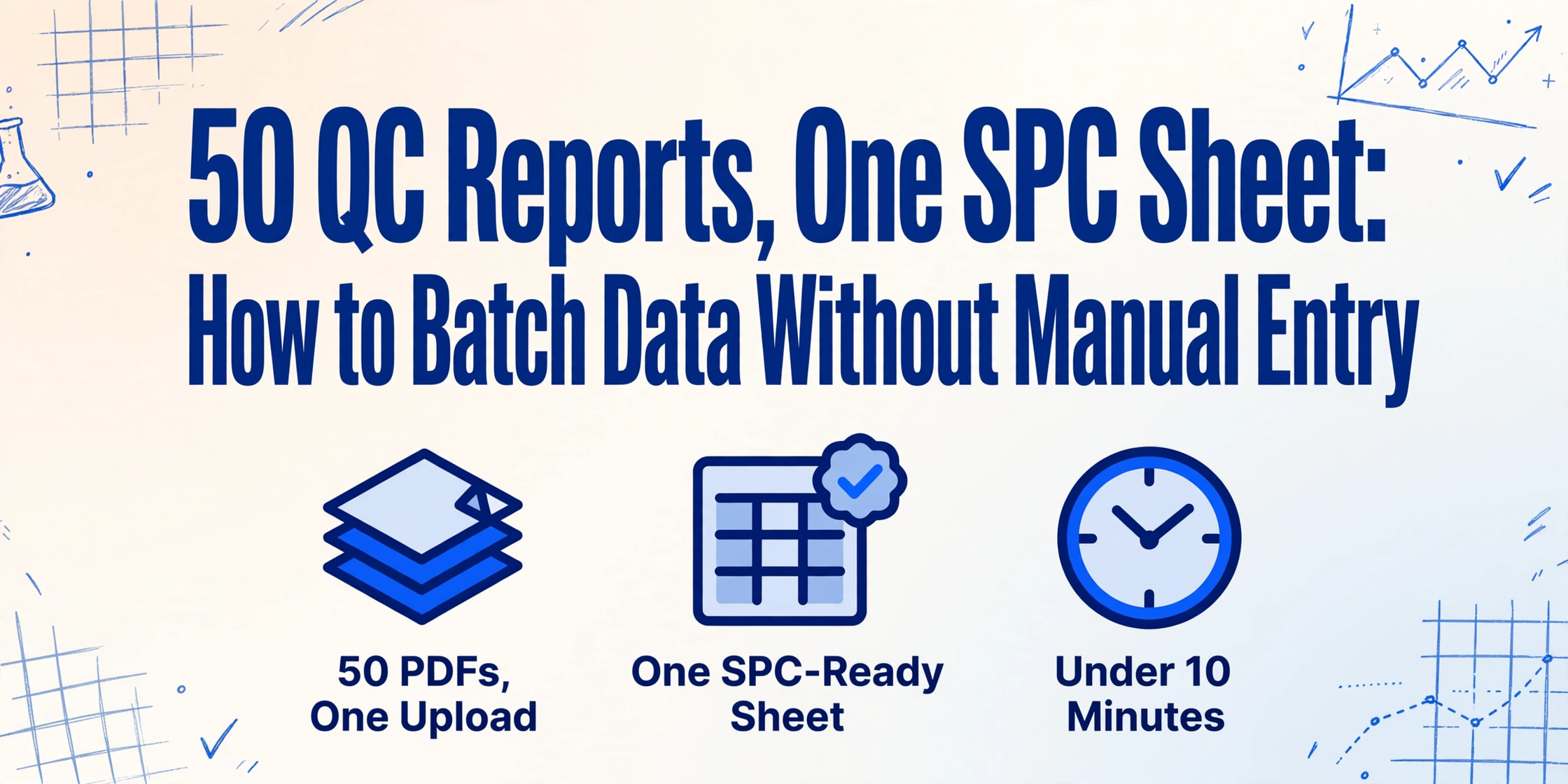 50 QC Reports, One SPC Sheet: How to Batch Data Without Manual Entry