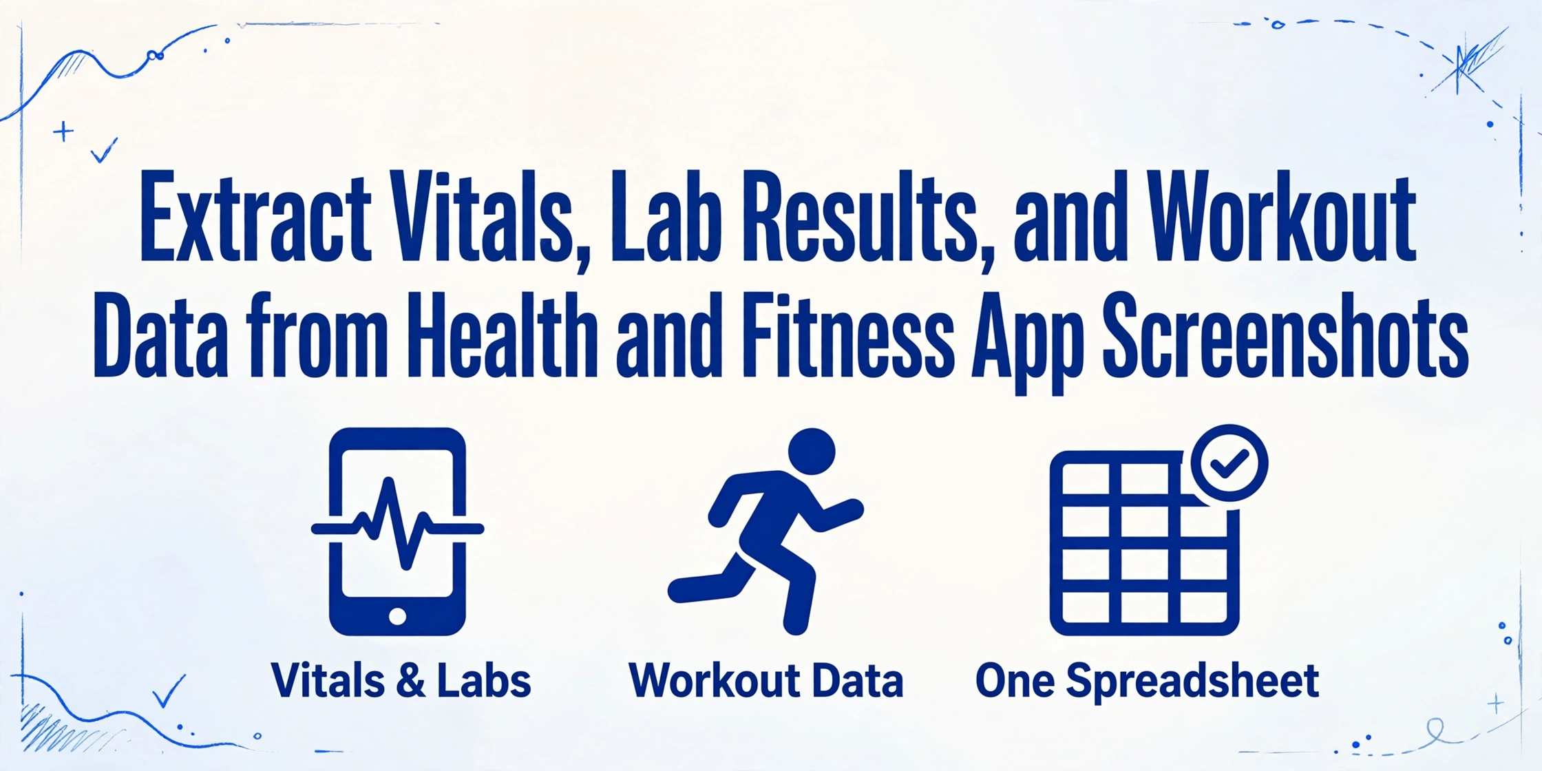 Extract Vitals and Lab Results from Health App Screenshots | ImageToTable.ai