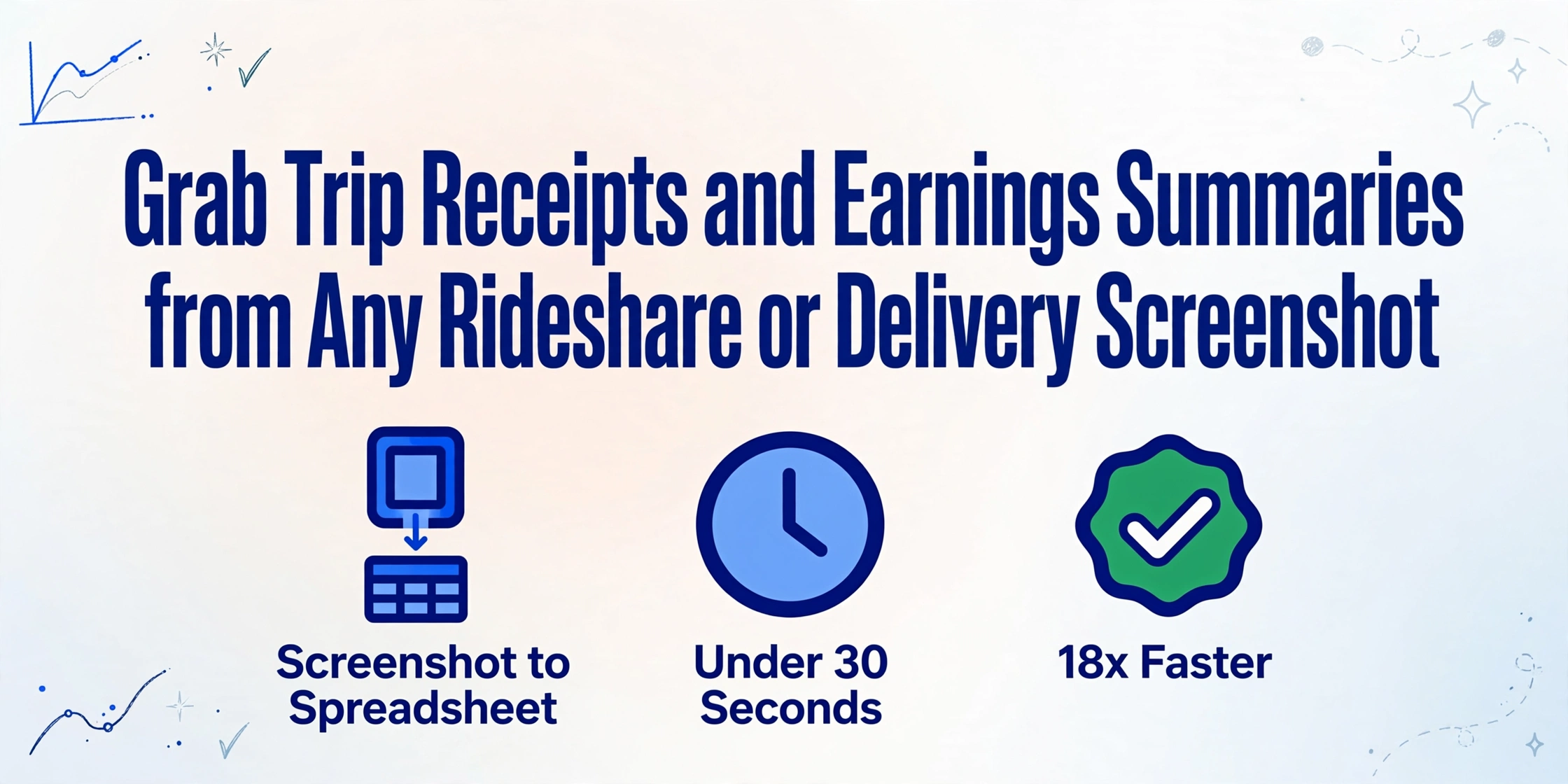 Track Trip Receipts and Earnings from Rideshare & Delivery Screenshots — Uber, Lyft, DoorDash | ImageToTable.ai